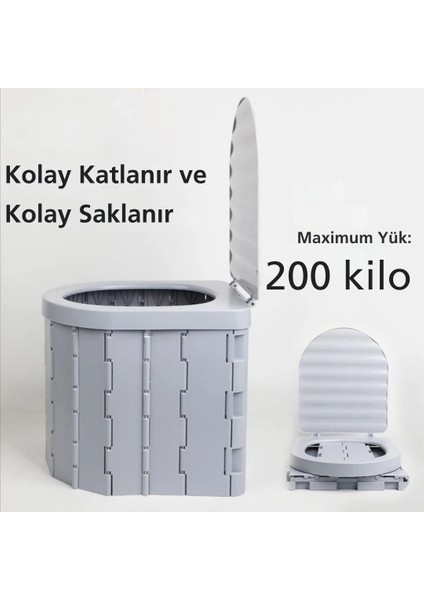 "taşınabilir Katlanır Kamp ve Seyahat Tuvaleti | Hafif, Dayanıklı & Su Geçirmez | Kamp, Yolculuk, Tekne & Acil Durumlar Için Pratik, Kompakt & Hijyenik Çözüm fırsatları