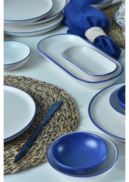 Line Blue Kahvaltı Takımı 18 Parça 6 Kişilik 20004