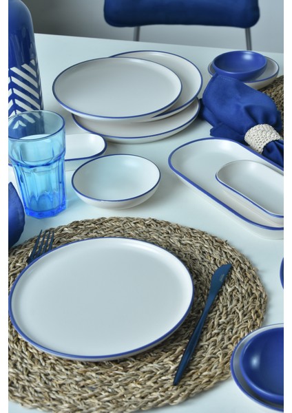Line Blue Kahvaltı Takımı 18 Parça 6 Kişilik 20004