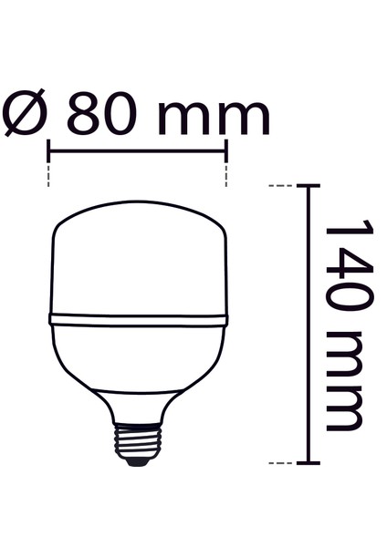 20W Beyaz LED Torch Ampul Noas (6500K)