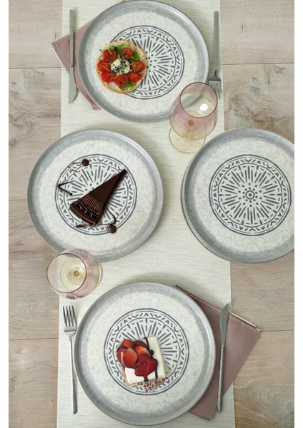 Stone Nordic Servis Tabağı 28 cm 6 Adet 21427 indirimleri