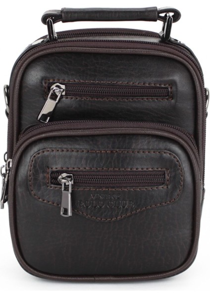 Küçük Boy Kasalı Erkek Omuz ve El Çantası Su Geçirmez Dış Yüzey Omuz Askılı