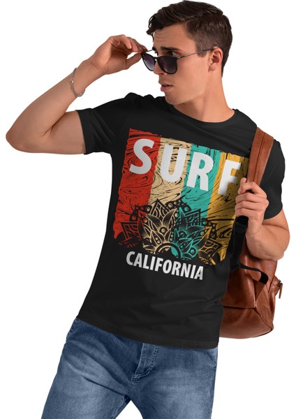Surf Baskılı Tshirt