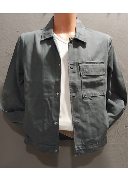 Erkek Üst Relax Kalıp Denim Ceket