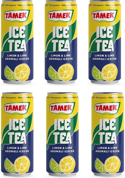 Ice Tea Limon & Lime 330 ml x 6 Adet