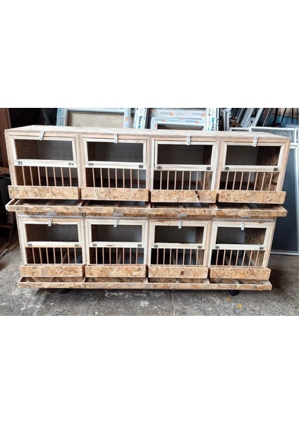 Bıldırcın Kafesi - Osb - 160*40*100 8 Gözlü