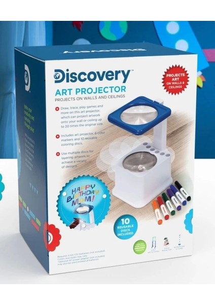 - Eğlenceli Sanat Projeksiyonu ve Boyama Seti White