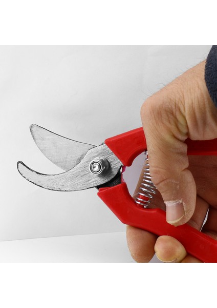 Bağ Makası Bahçe Bitki Çiçek Gül Ağaç Üzüm Filiz Çubuk Çıbık Dal Budama Kesme Bıçkı Makas 18 cm