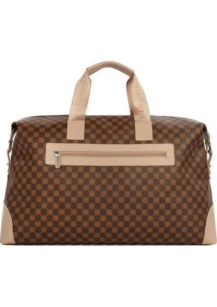 Cengiz Pakel Monogram Seyahat ÇANTASI-7359 Kahve/vizon modelleri