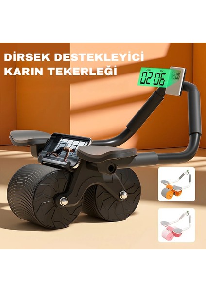 "evde Spor Için Karın Egzersiz Aleti | Kaymaz & Sessiz Ab Roller + Diz Pedi | Karın, Kol & Sırt Kaslarını Güçlendiren Ergonomik & Dayanıklı Fitness Ekipmanı indirimleri