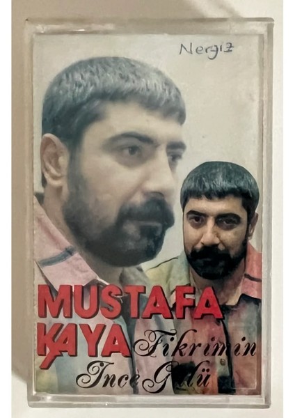 Mustafa Kaya Fikrimin Ince Gülü Kaset (Orjinal Dönem Baskı)