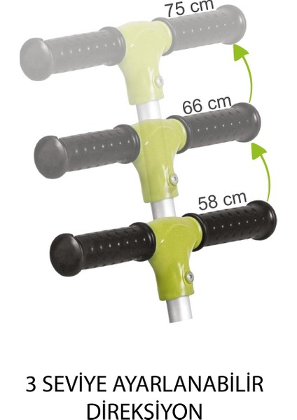 3 Özellikli Scooter (Yeşil) indirimleri