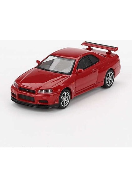 796 Nissan Skyline Gt-R (R34) V-Spec Active Red - Blister Paket