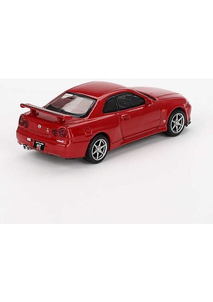 796 Nissan Skyline Gt-R (R34) V-Spec Active Red - Blister Paket