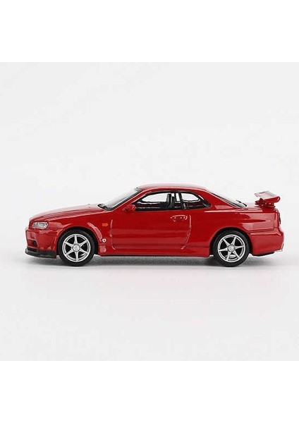 796 Nissan Skyline Gt-R (R34) V-Spec Active Red - Blister Paket