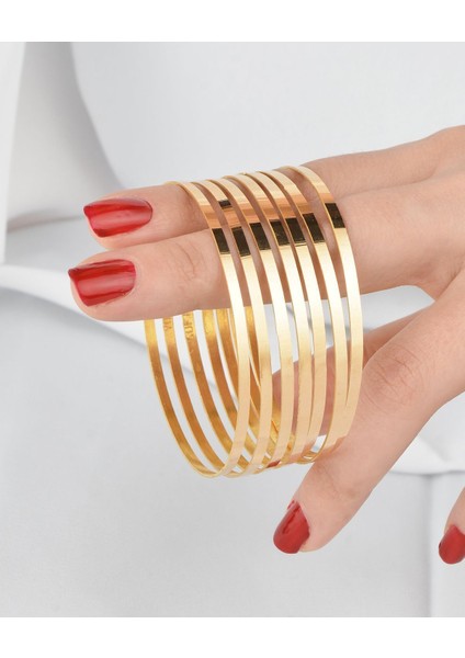 6 gr (Gram) Çöp Bilezik Yatırımlık Işçiliksiz 22 Ayar Altın modelleri