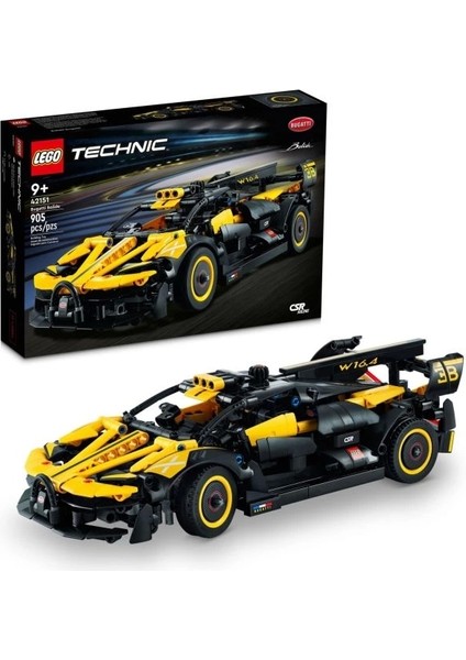 Technic Bugatti Bolide Yarış Arabası Yapı Seti 42151 Black