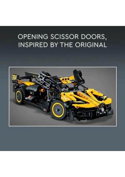 Technic Bugatti Bolide Yarış Arabası Yapı Seti 42151 Black