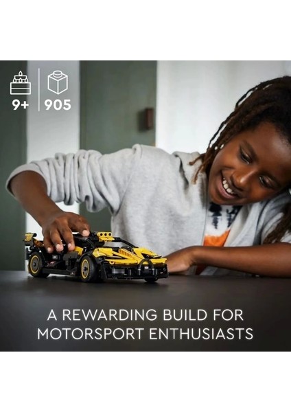 Technic Bugatti Bolide Yarış Arabası Yapı Seti 42151 Black