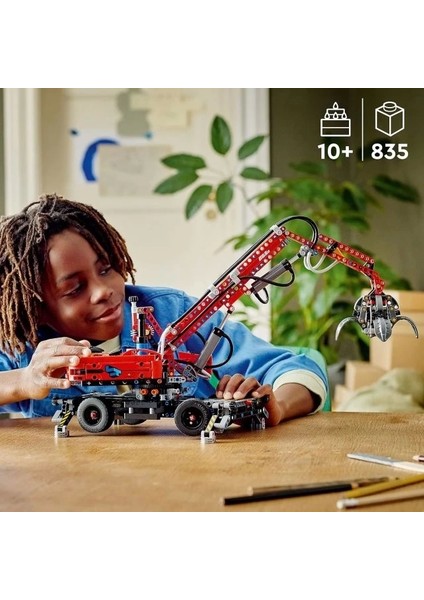 Technic Malzeme Taşıyıcı 42144 Mekanik Model Vinç Oyuncak Multicolor