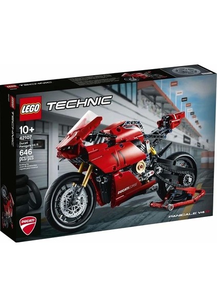 Technic Ducati Panigale V4 R Motosiklet 42107 Yapı Seti Multicolor
