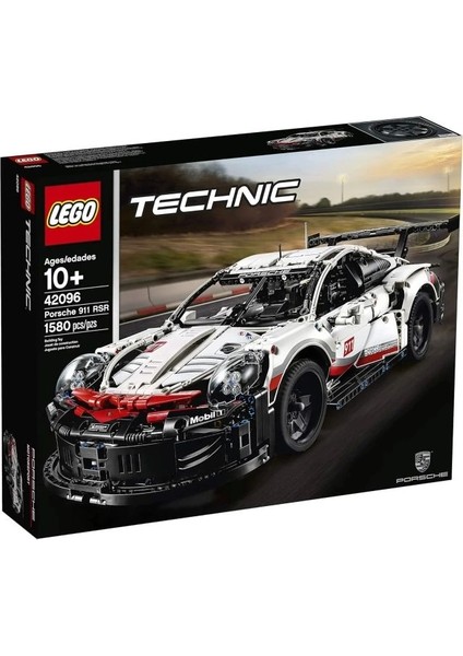 Technic Porsche 911 Rsr Yarış Arabası Model Yapı Seti 42096 Açılması Kolay Paketleme