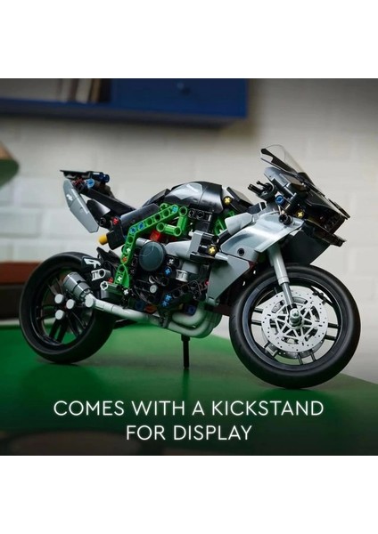 Technic Kawasaki Ninja H2R Motosiklet Oyuncak 42170 Multicolor