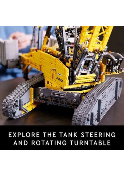 Technic Liebherr Paletli Vinç Lr 13000 42146 Yapı Seti Yellow/grey