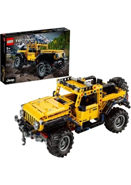 Technic Jeep Wrangler 4x4 Oyuncak Araba 42122 Model Yapı Seti