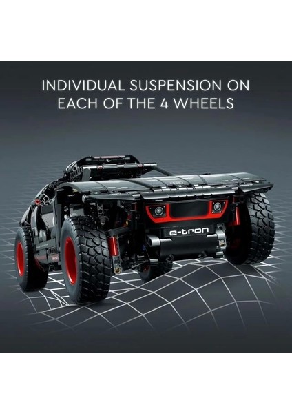 Technic Audi Rs Q E-Tron 42160 Gelişmiş Yapı Seti Black