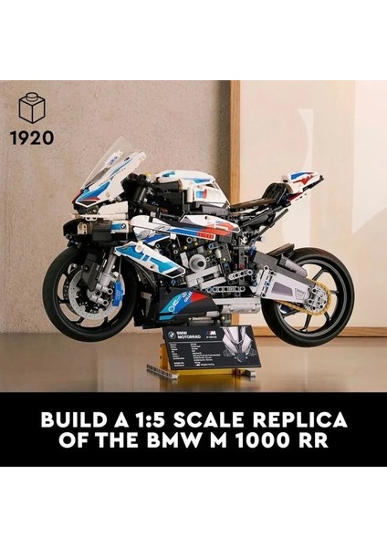 Technic Bmw M 1000 Rr 42130 Motosiklet Model Seti Açılması Kolay Paketleme fiyatları