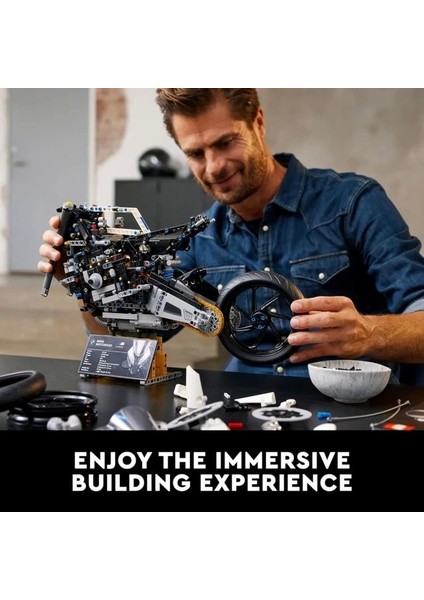 Technic Bmw M 1000 Rr 42130 Motosiklet Model Seti Açılması Kolay Paketleme fırsatları