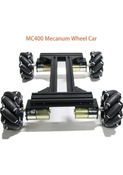 Mecanum Tekerlek 4WD Metal Robot Araba Şasi Öğrenme Kiti modelleri