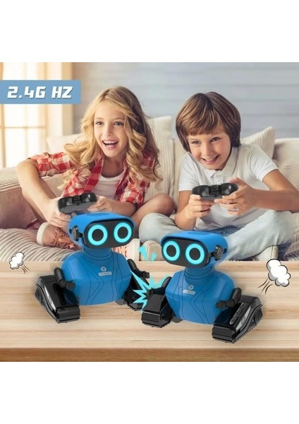 Kaekid 2.4ghz Uzaktan Kumandalı Robot Oyuncaklar Mavi