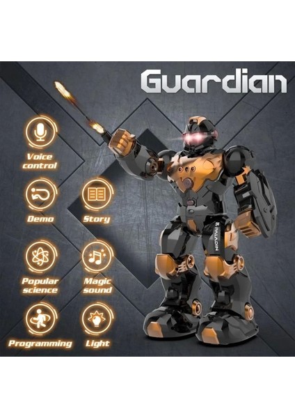 Exhobby Programmable Remote Control Robot Brown