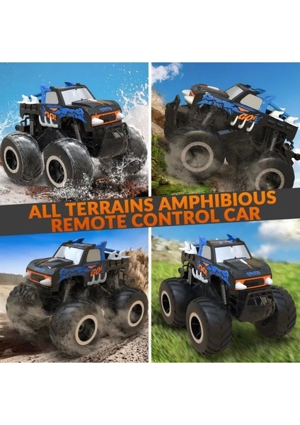Exhobby Amfibi Uzaktan Kumandalı Araba 2.4ghz 1:20 Mavi Kamyon indirimleri