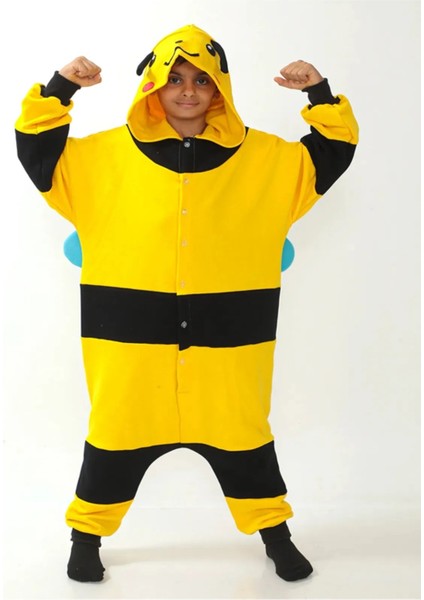 Çocuk Arı Kigurumi Kostümü