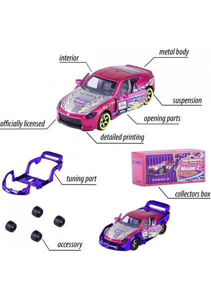 - Deluxe Japan Series Nissan Z (Pembe)