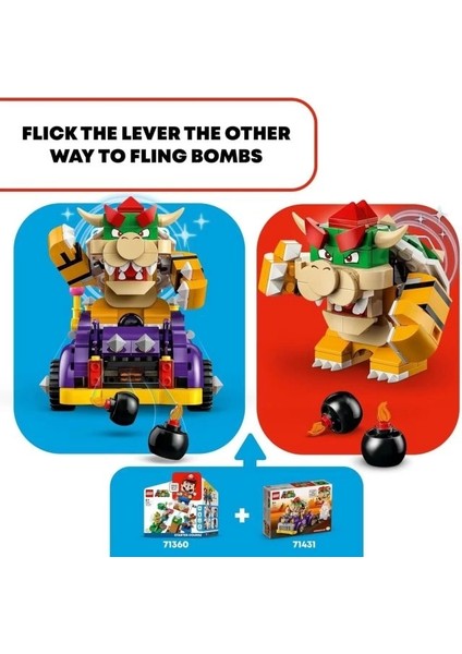 Super Mario Bowser'ın Kas Arabası Genişletme Seti 71431 Multicolor