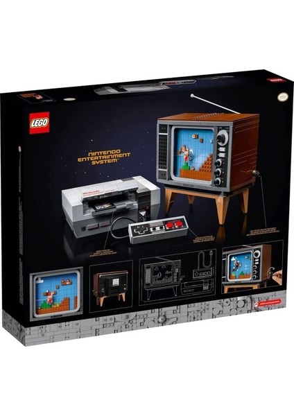 Super Mario Nintendo Eğlence Sistemi 71374 Yapı Seti Açılması Kolay Paketleme