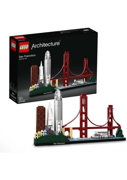 Architecture Skyline Koleksiyonu 21043 San Francisco Yapı Seti Multi