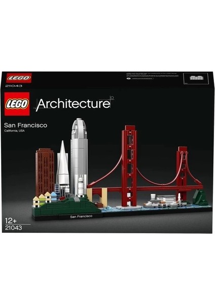 Architecture Skyline Koleksiyonu 21043 San Francisco Yapı Seti Multi