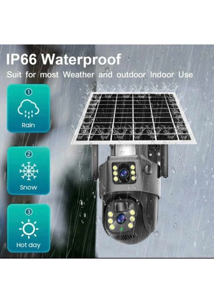 Mpıa Mika 3 Mp+3 Mp Solar 12.000 Mah Tf Kart Girişli Wi-Fi Kamera fırsatları