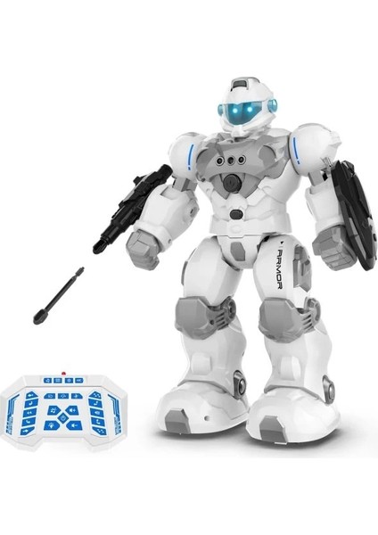 Exhobby Programmable Remote Control Robot White