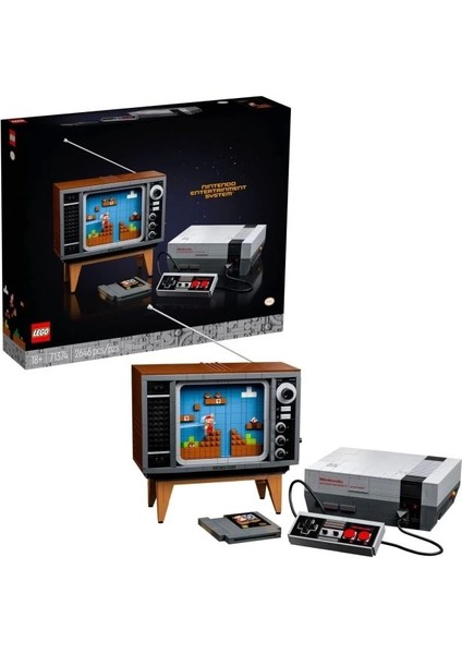 Super Mario Nintendo Eğlence Sistemi 71374 Yapı Seti Standart Paketleme