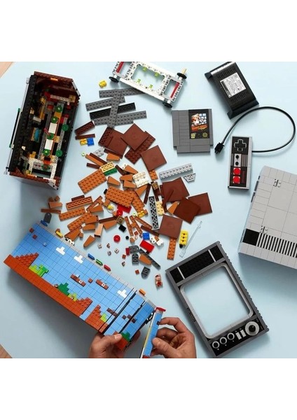 Super Mario Nintendo Eğlence Sistemi 71374 Yapı Seti Standart Paketleme