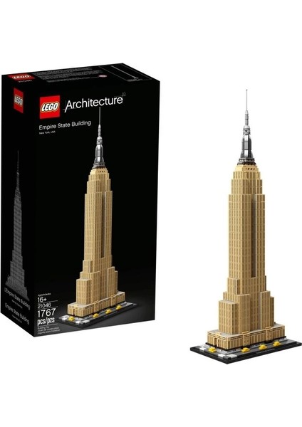 Mimarlık Empire State Binası Yapı Seti 21046 Multicolor