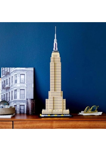 Mimarlık Empire State Binası Yapı Seti 21046 Multicolor
