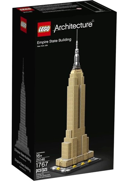 Mimarlık Empire State Binası Yapı Seti 21046 Multicolor