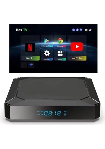 Sh-Sb3 4K 4+64 Android Tv Box